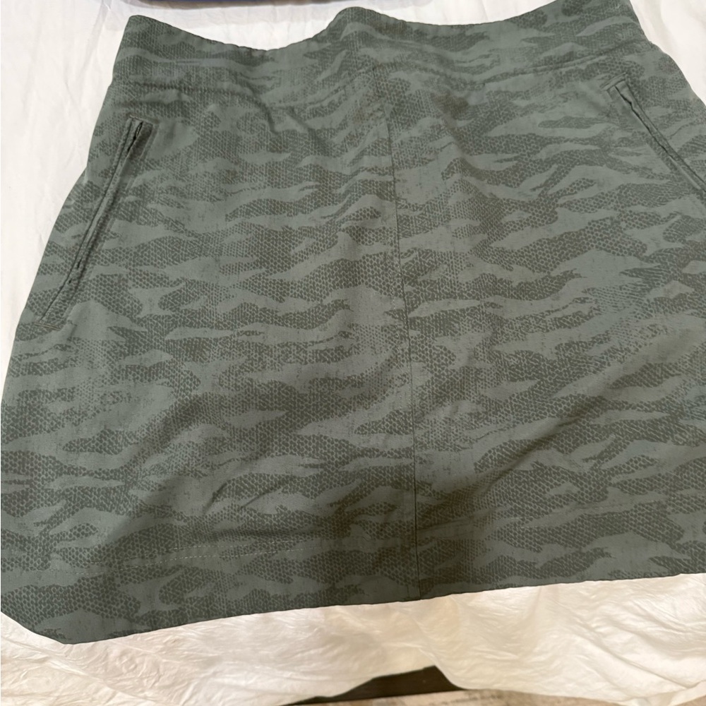 Orvis Olive Camouflage A-Line Skirt